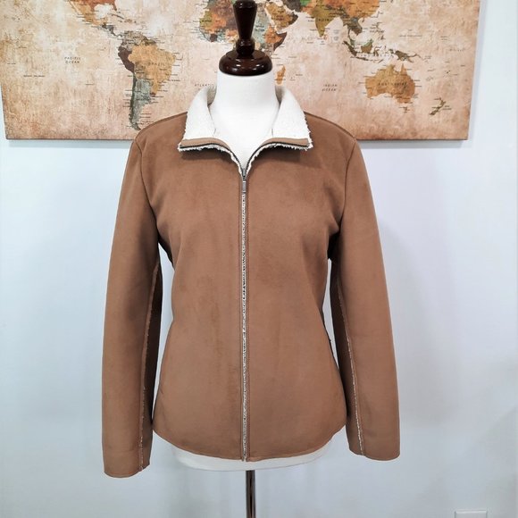 Faux suede & shearling jacket - Unlisted by Kenneth Cole brand - Picture 5 of 10